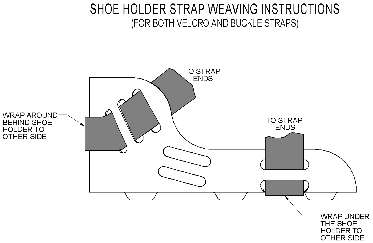 Shoe Holder Webbing Drawing