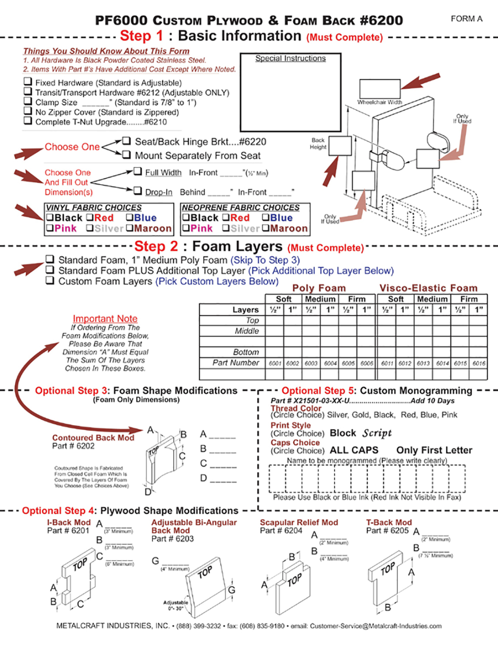 order form