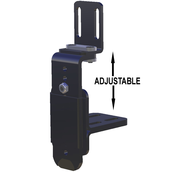 Flat Seat Removable Hip Pad Brackets