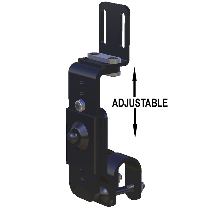 Tube Mountable Removable Hip Pad Brackets