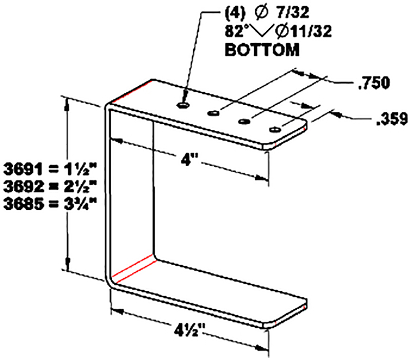 bracket drawing