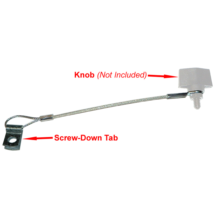 Knob Lanyard, Tab Mount