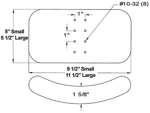 Contoured Headrest