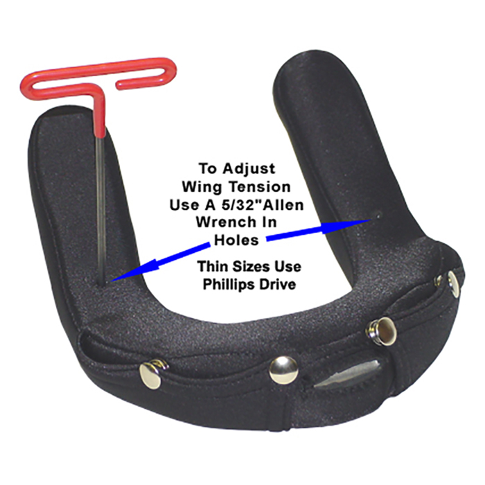 Head-Support Adjustable Wing Collar